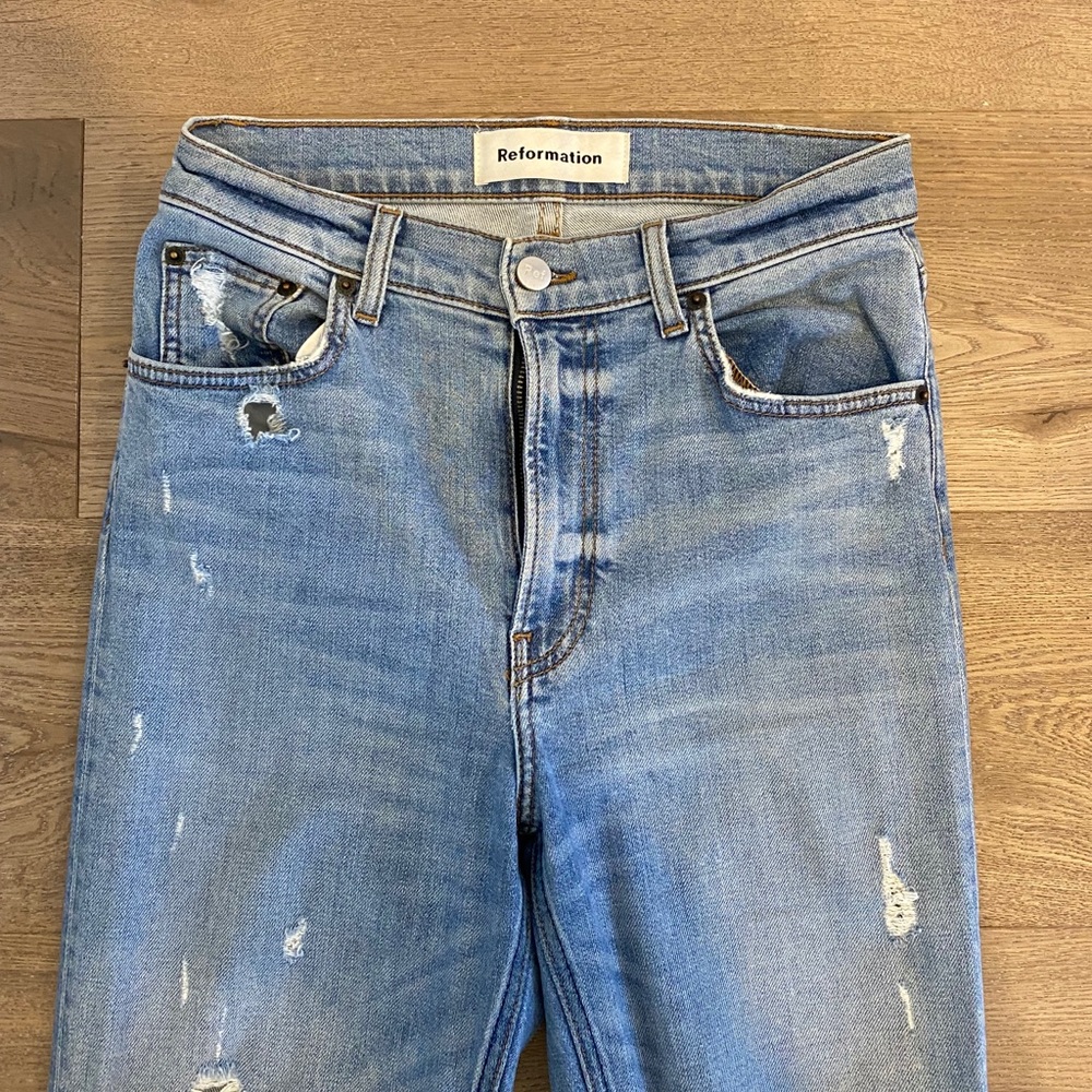 Reformation high & skinny jeans